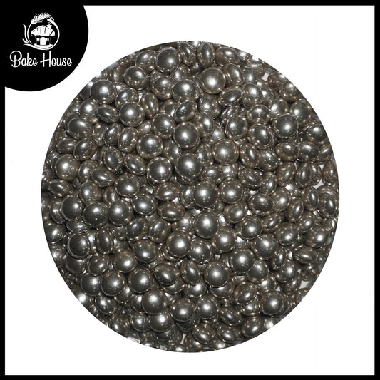 Bake House Metallic Silver Dome Edible Sprinkles