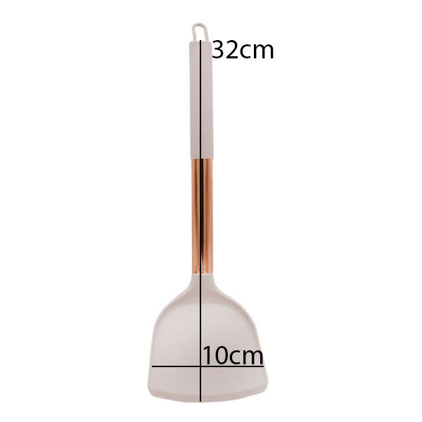 SHENGAYA Silicone Spatula Turner With Copper Handle