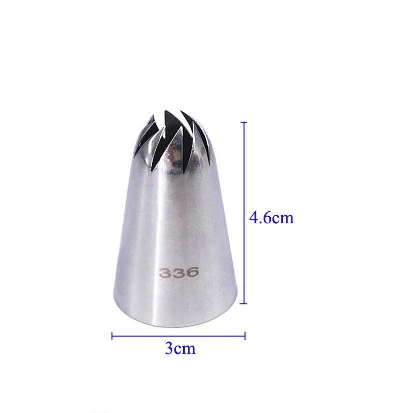 336 Flower Icing Nozzle Stainless Steel
