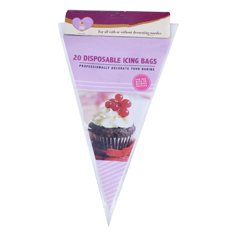 20 Disposable Icing Bags 12Inch