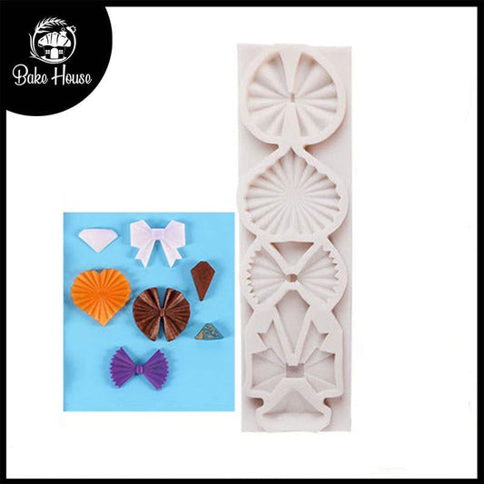 Origami Love Gem Bow  Silicone Fondant Mold