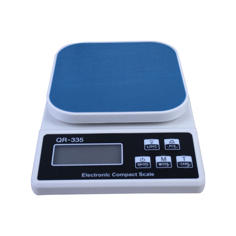 Electronic Digital Kitchen Scale (QR-335) - Weighs Max 10kg, Measures in 4 Different Units