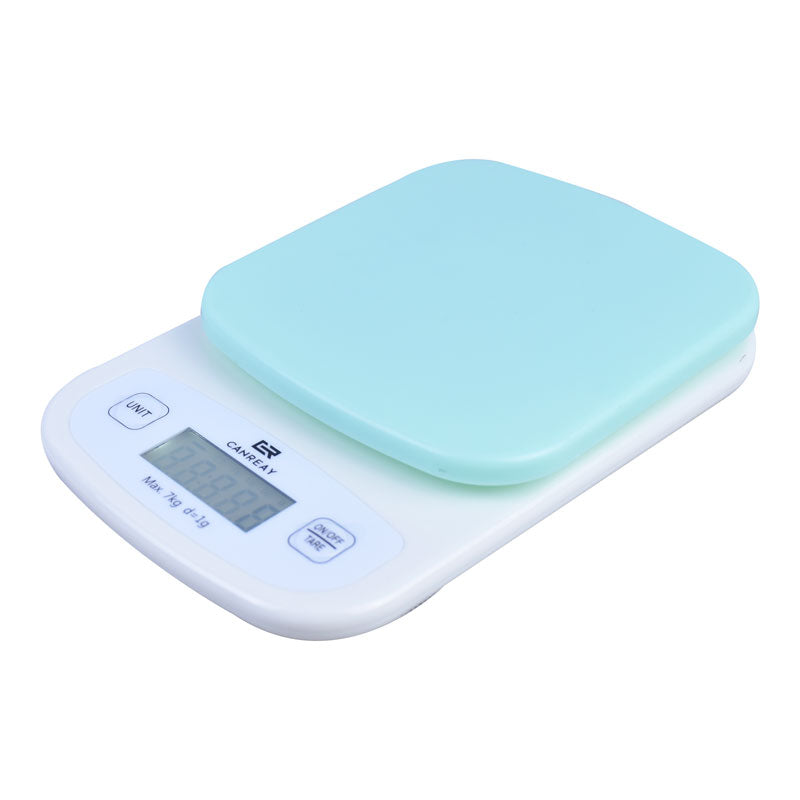 Electronic Digital Kitchen Scale (CR518) - Weight Max 7kg, Measures in 4 Different Units