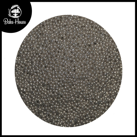 Bake House Gunmetal Silver Pearl Edible Sprinkles