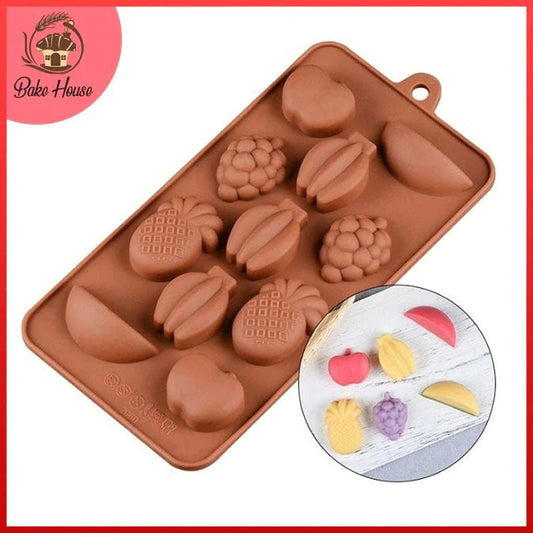 3D Fruits Silicone Chocolate Mold 11 Cavity