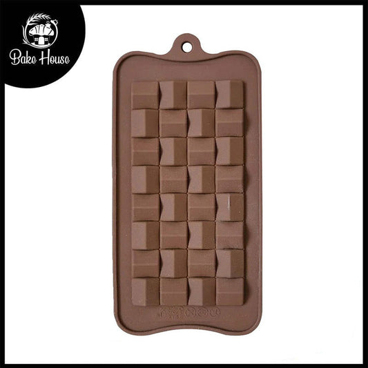 3D Triangle Huts Design Chocolate Bar Silicone Mold