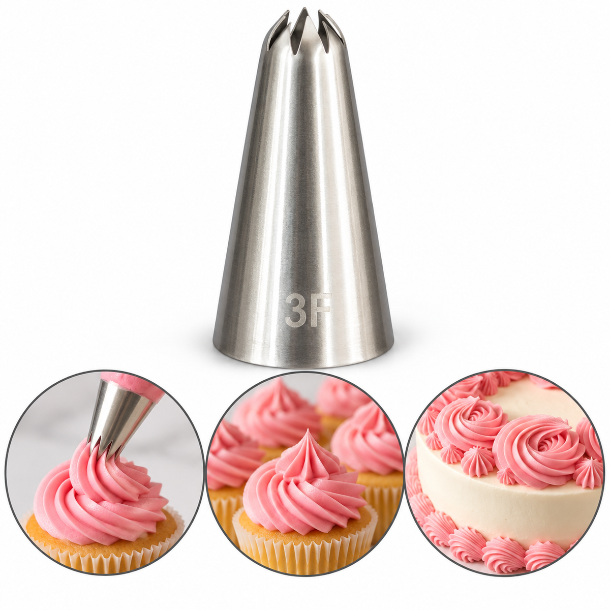 3F Icing Nozzle Stainless Steel