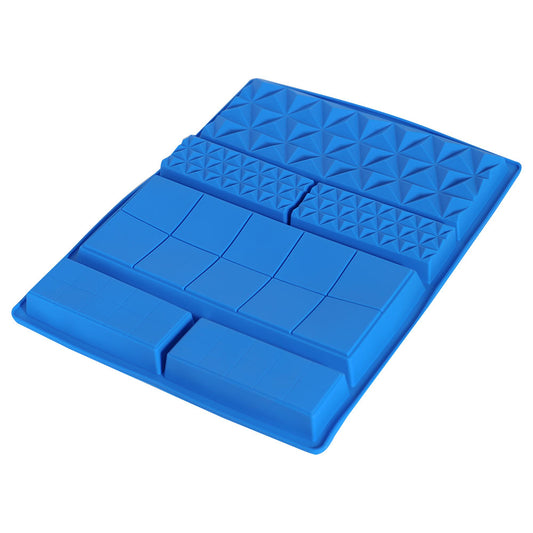 3 Design Silicone Chocolate Bar Mold 6 Cavity