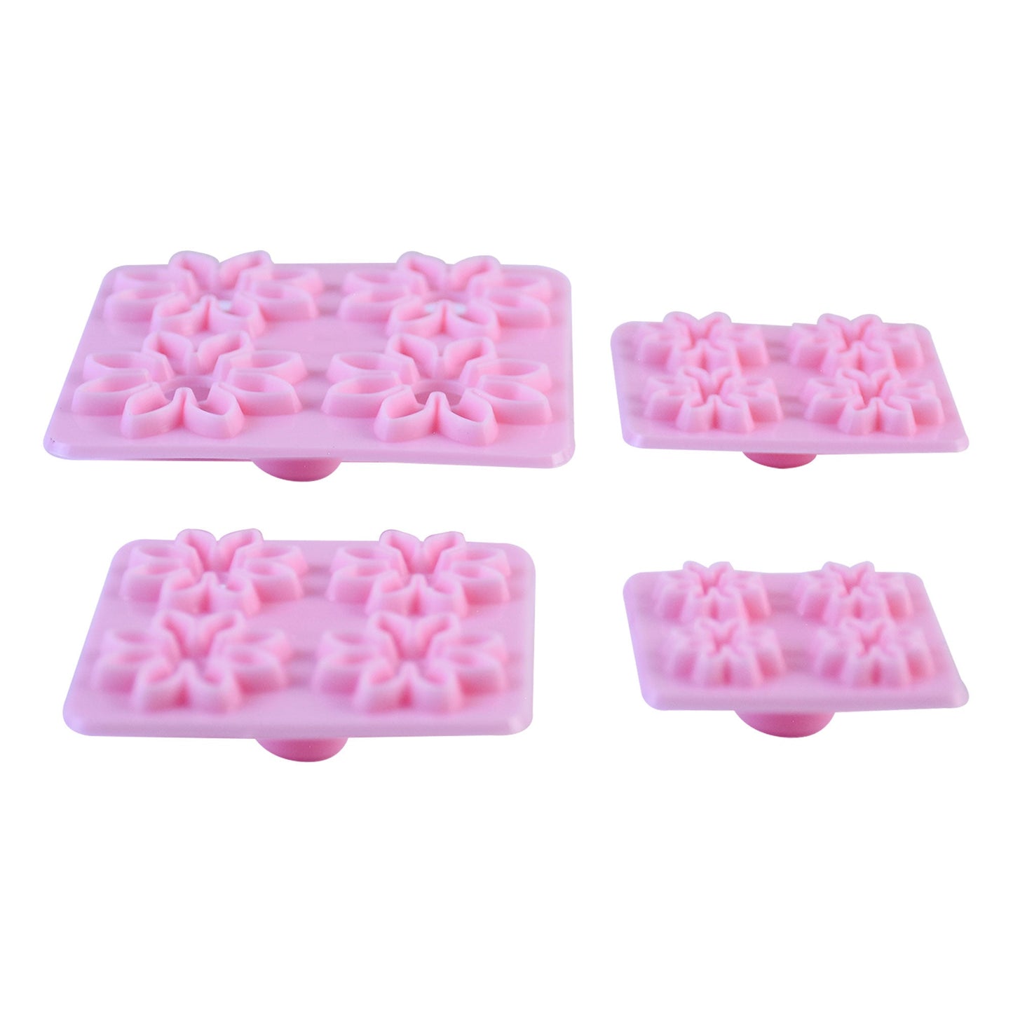 Daisy Flower Fondant & Cookie Cutter 4Pcs Pack