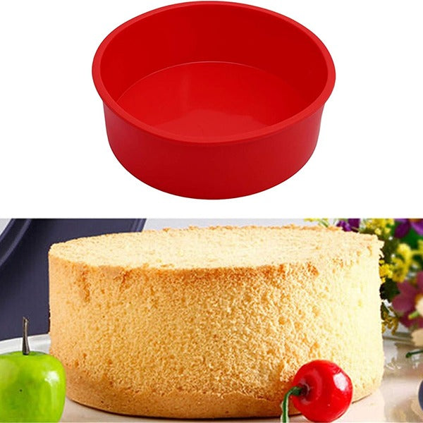 Round Shape Silicone Cake Baking Mold 3.7 Inch