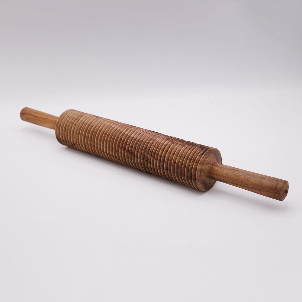 Wooden Rolling Pin Spaghetti Pasta Cutter 18Inch