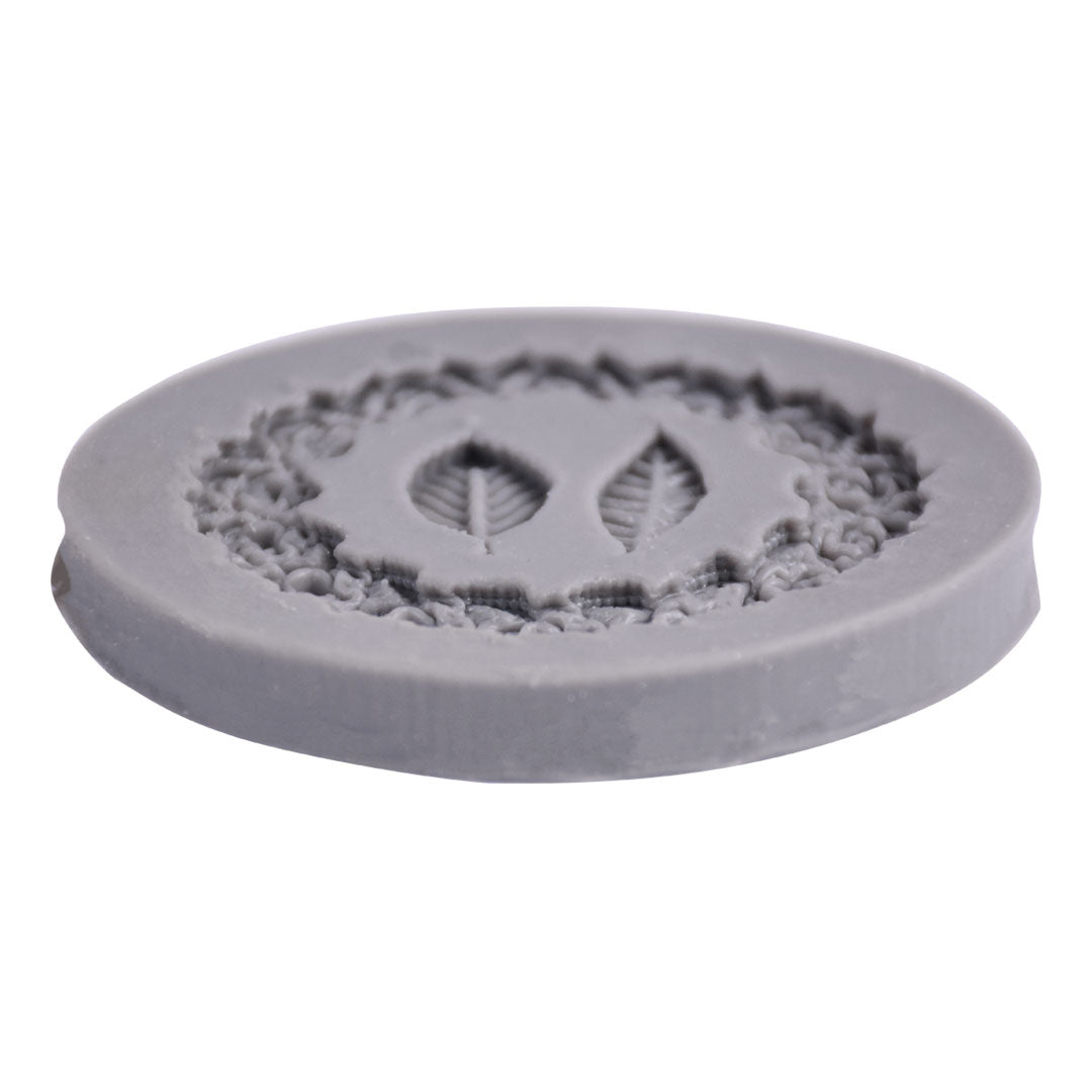 Round Rose And leave Border Silicone Fondant Mold