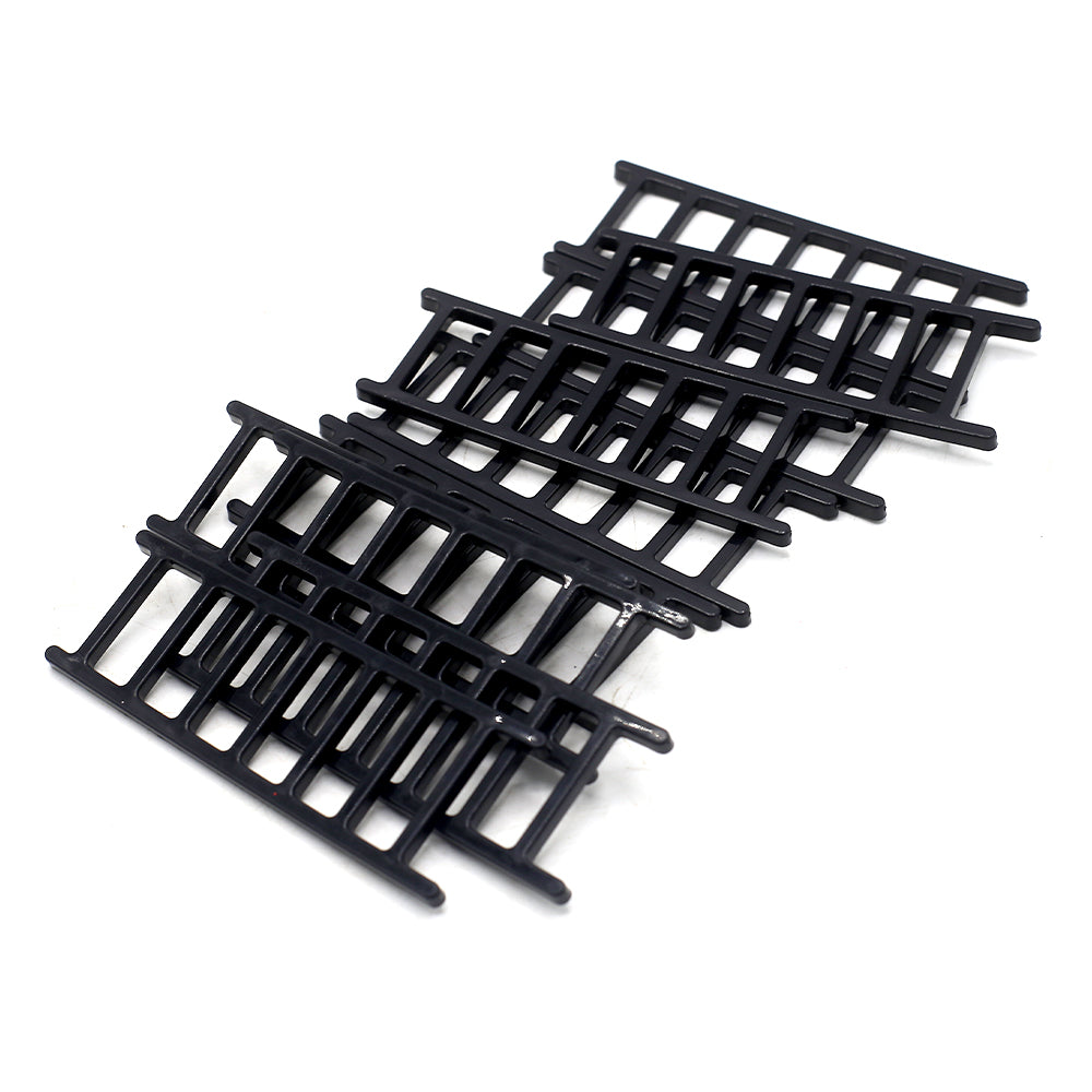 Mini Black Ladder Cake Plastic 10pcs Set