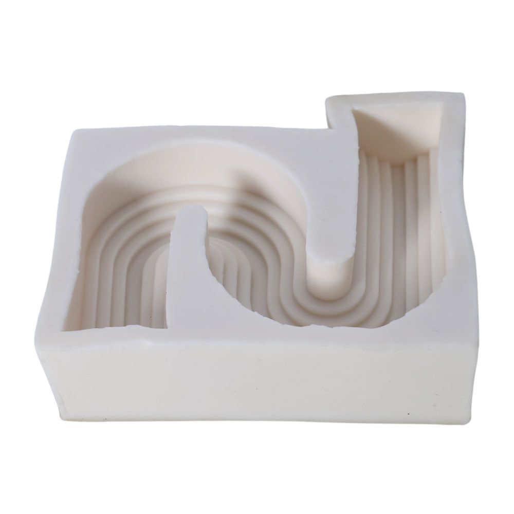 Geometric S Shape Silicone Candle Mold