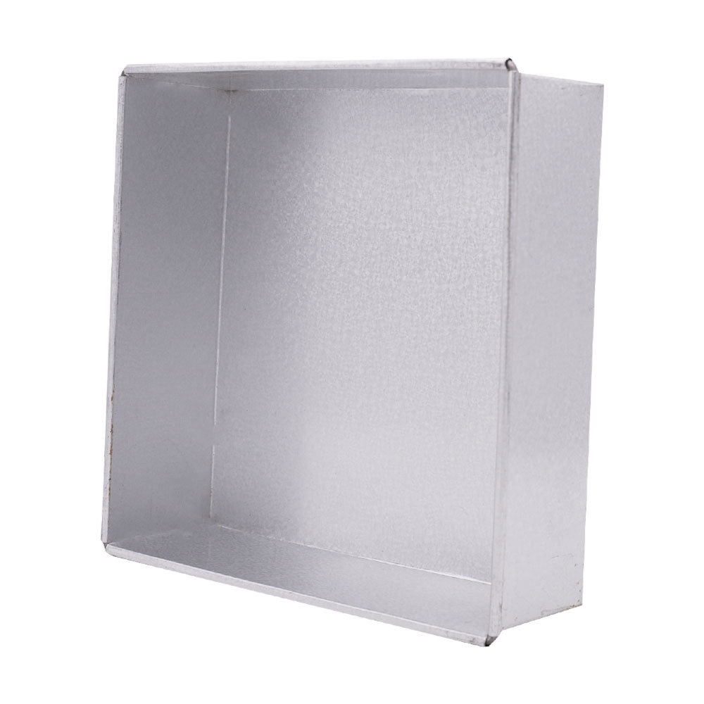 Square Cake Baking Mold Galvanized Steel 10 X 10 Inch