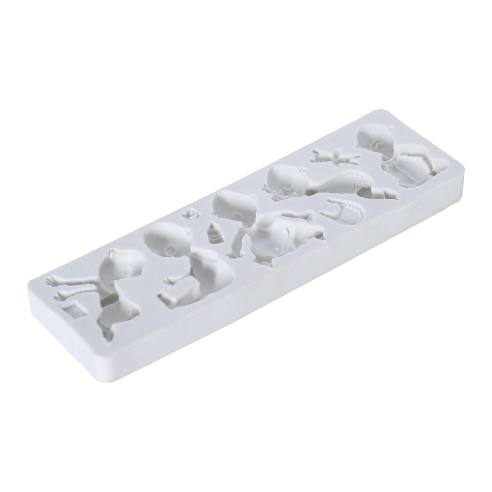 Baby Theme Silicone Fondant Mold 10 Cavity