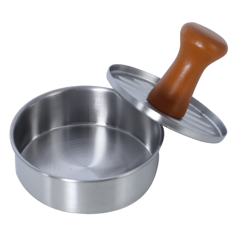 Stainless Steel Hamburger Press Large