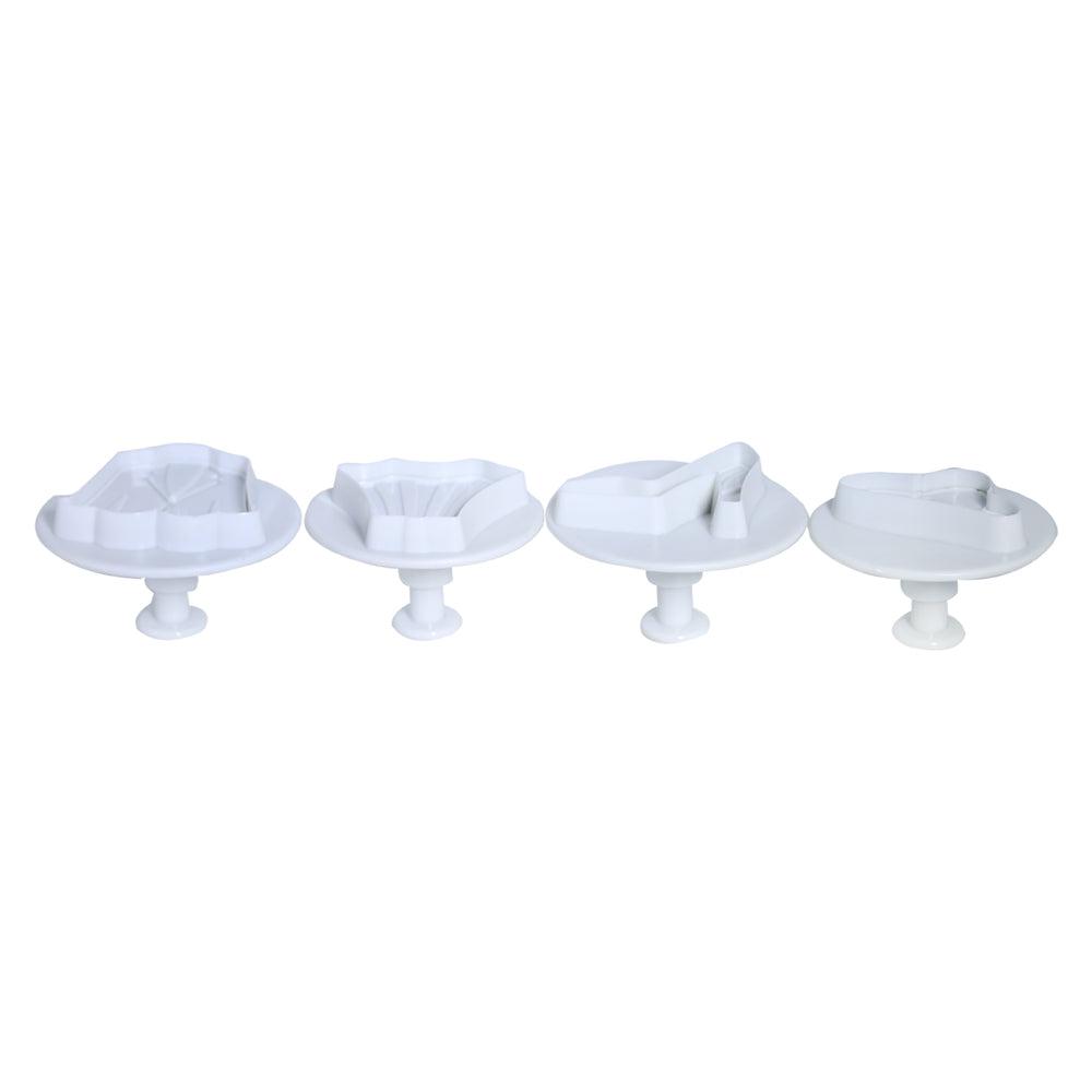 Girl Theme Plunger Cutter 4Pcs Set