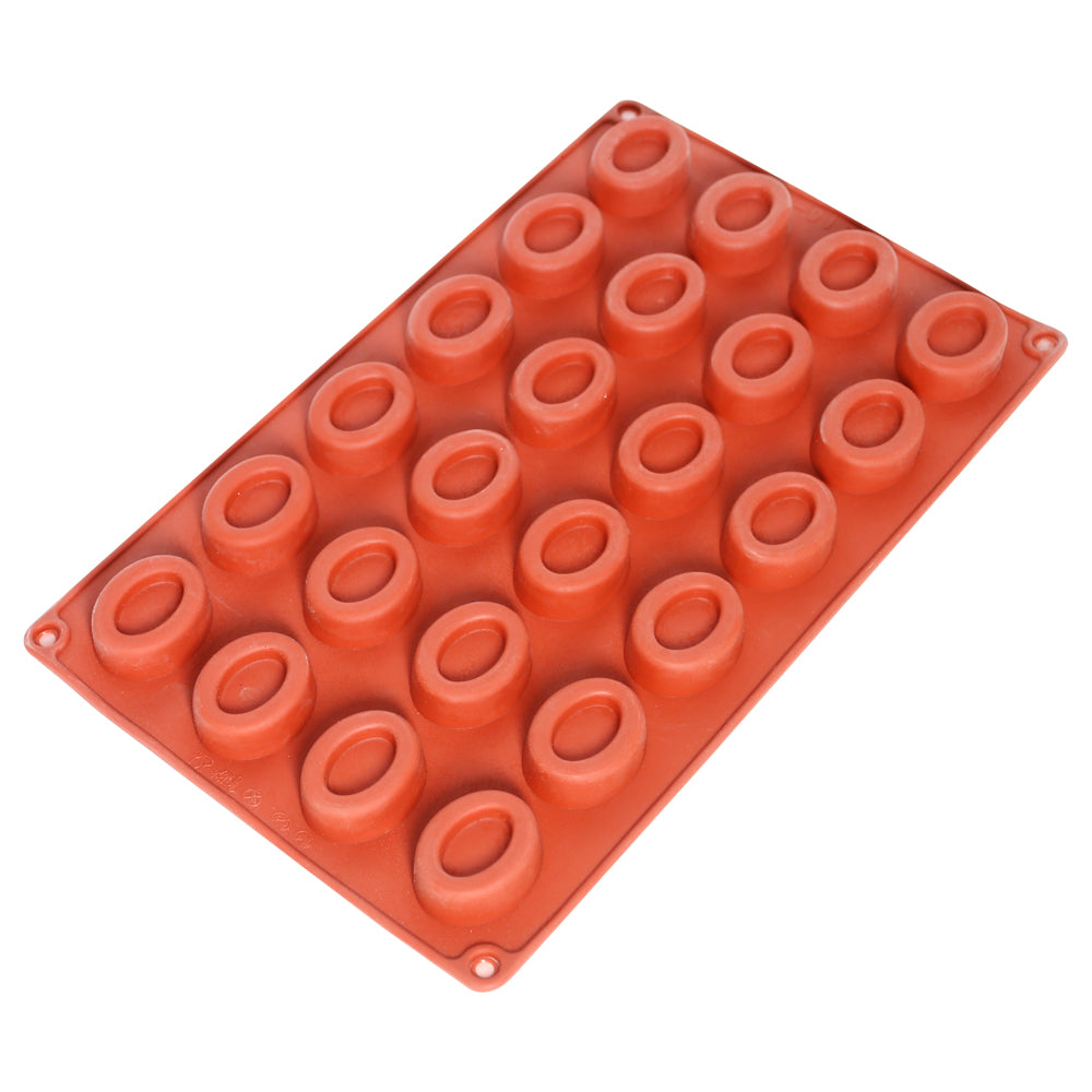 Oval Silicone Baking Mold 24 Cavity