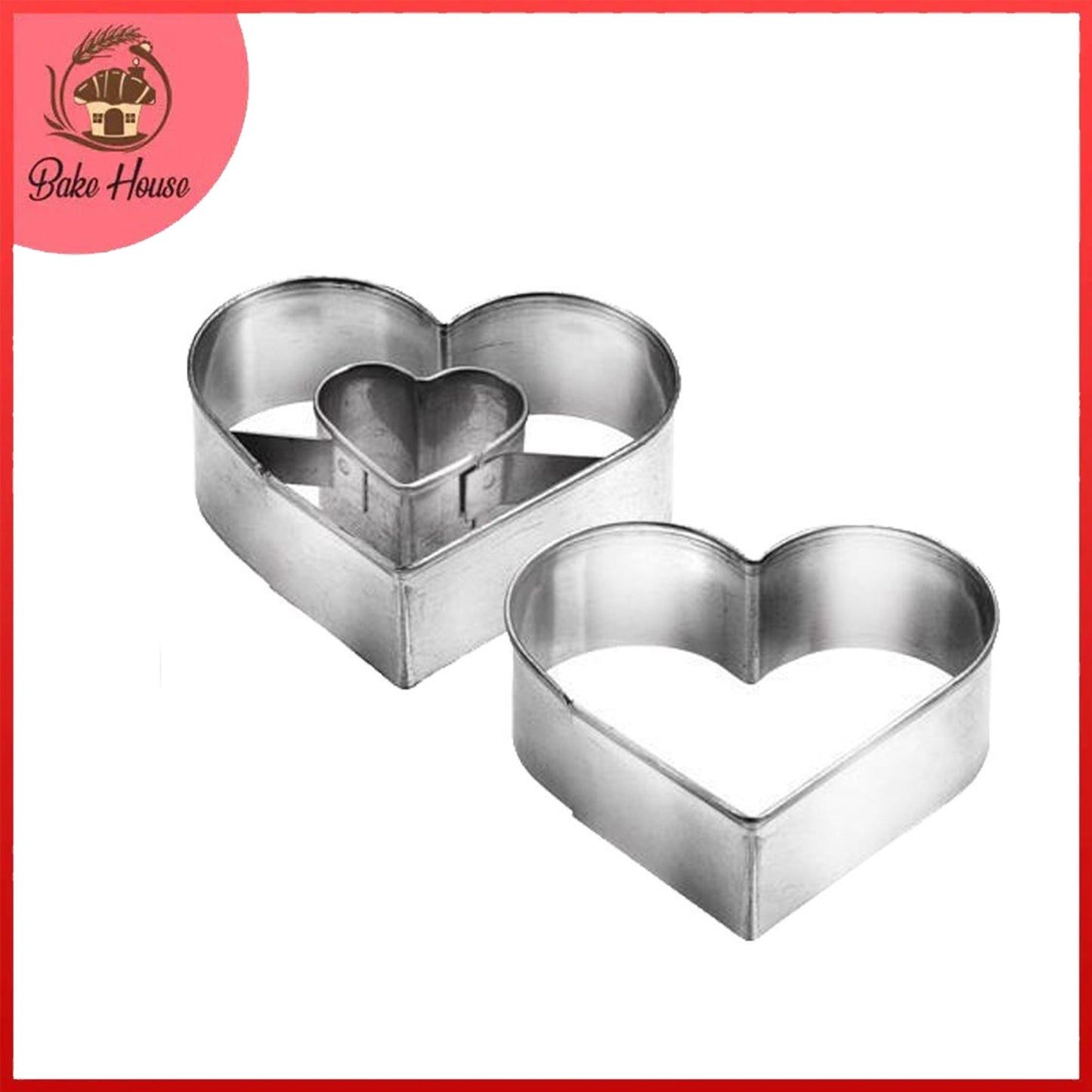 Tescoma Heart Shape Cookie Cutter 2 Pcs