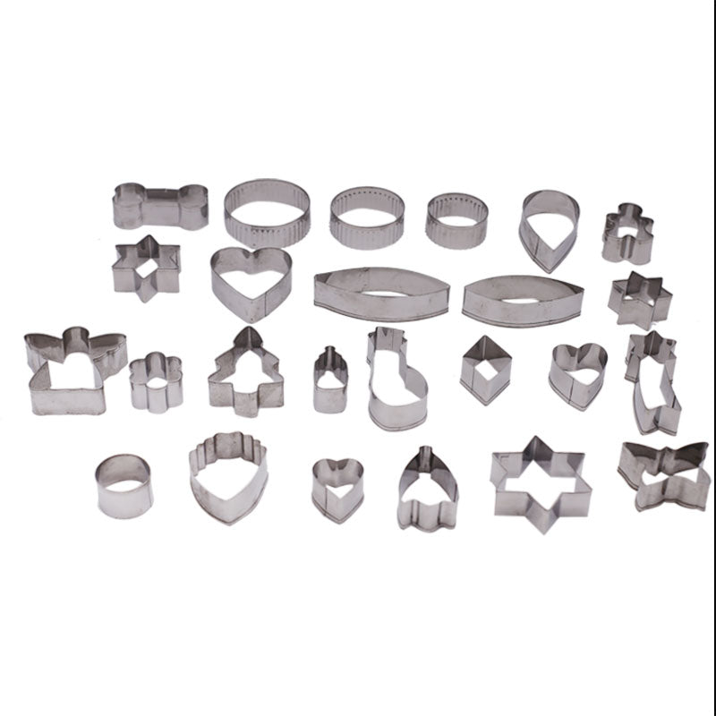 Mix Shapes Cookie Cutter 25Pcs Set