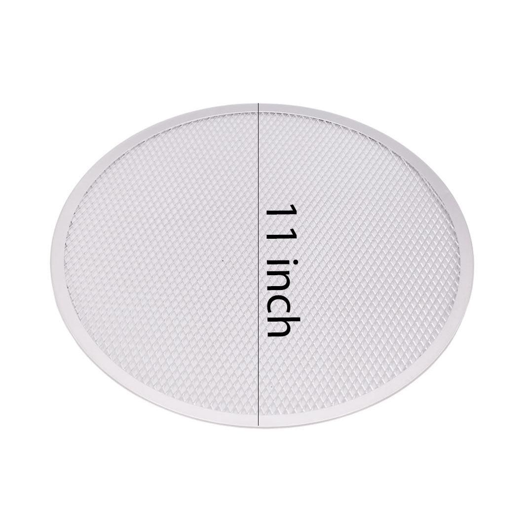Round Pizza Mesh Plate Aluminium 11 Inch