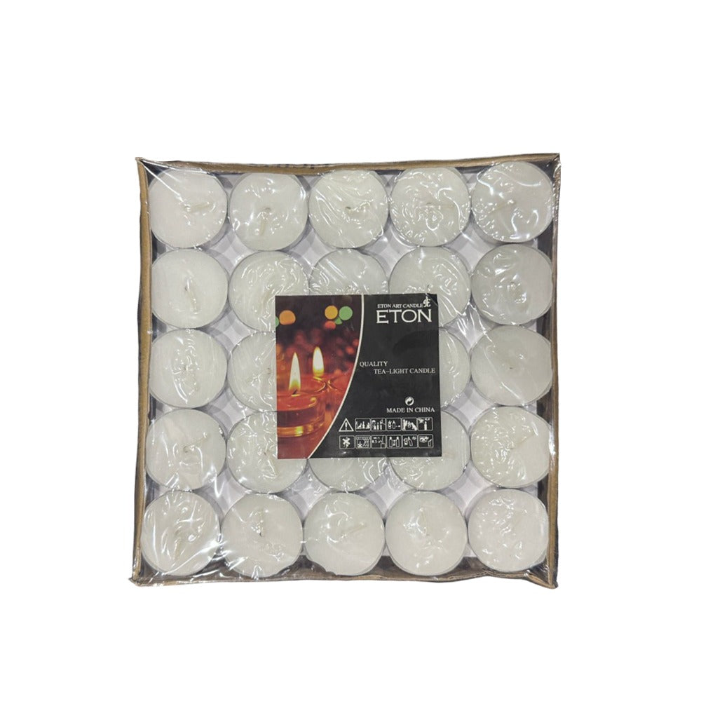 ETON Tea Light Candles – Pack of 25