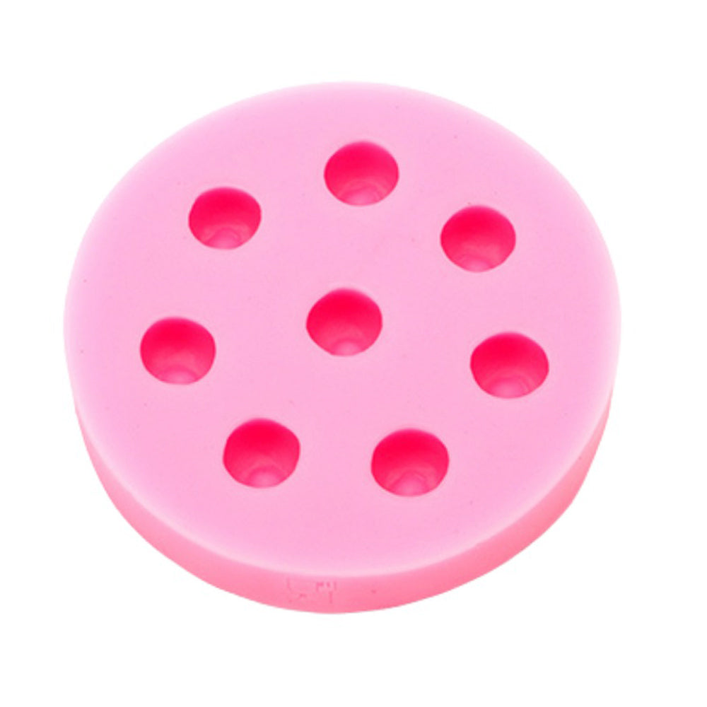 Round Silicone Fondant Mold 8 Cavity