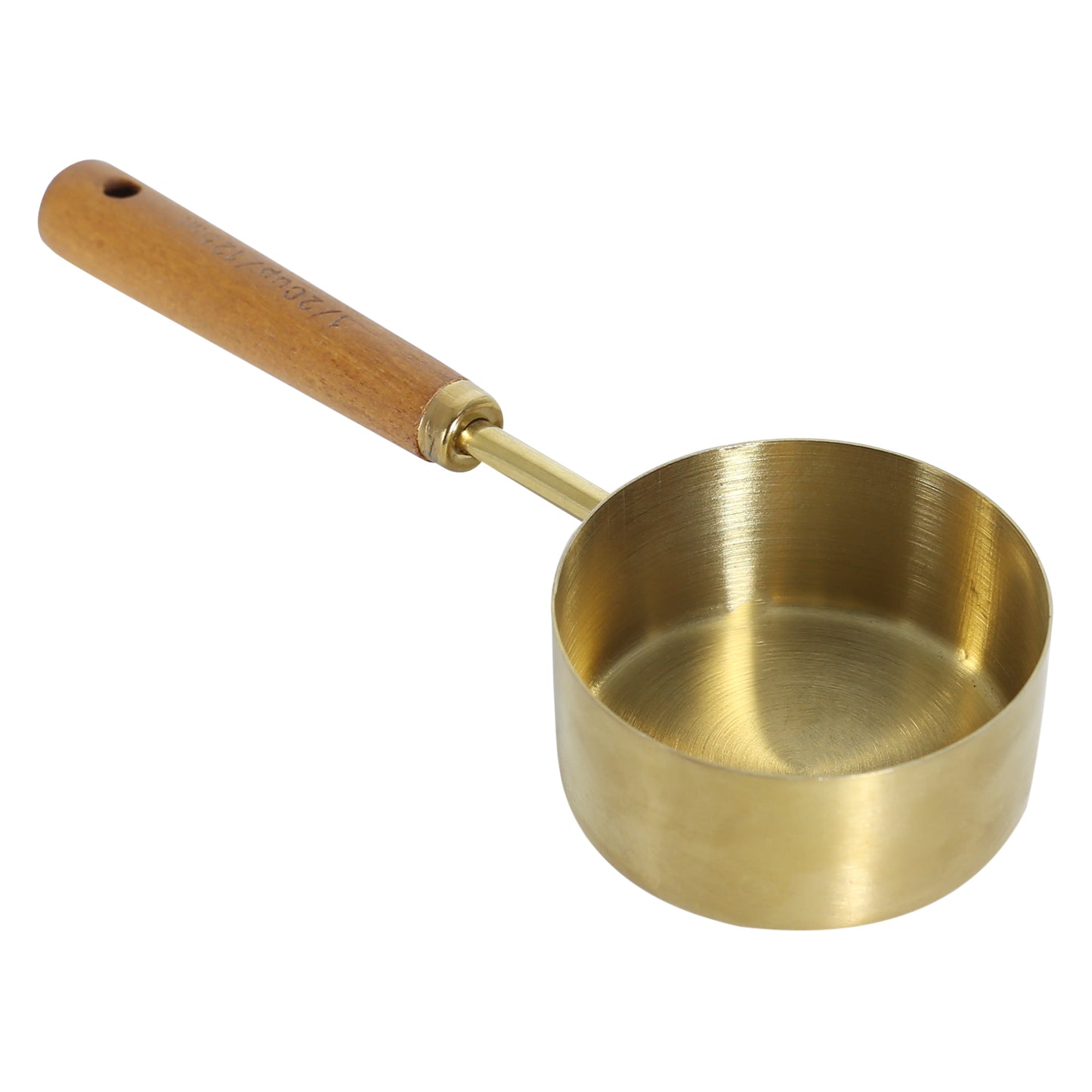 Measuring Cup Copper With Wooden Handle 125ml
