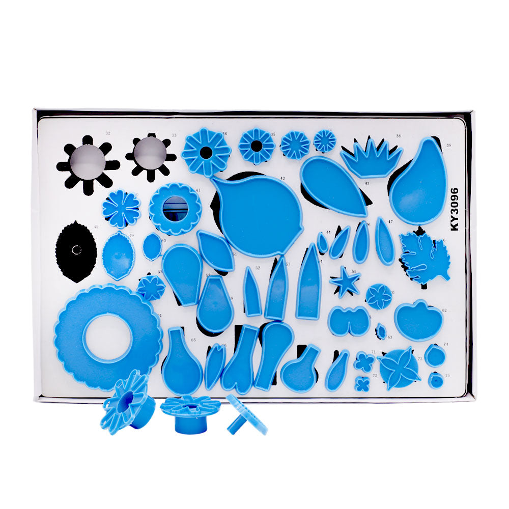 Flower And Foliage Cutters 75 Pcs Set