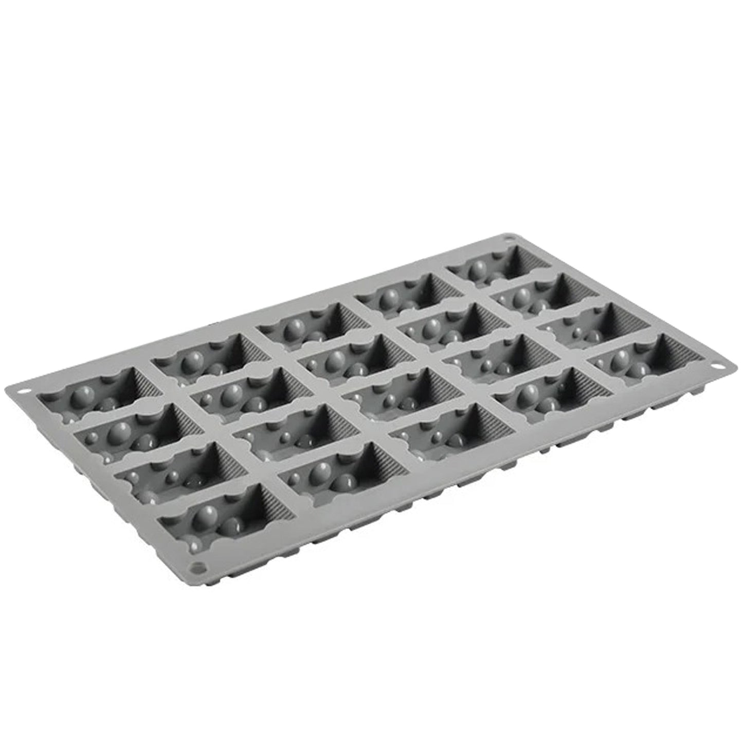 Mini Cheese Blocks Shape Silicone Mold 20 cavity