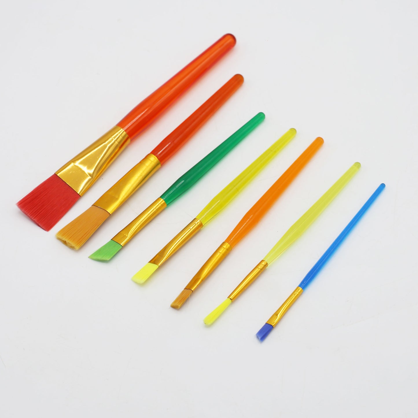 Painting Brushes 7Pcs Set Plastic