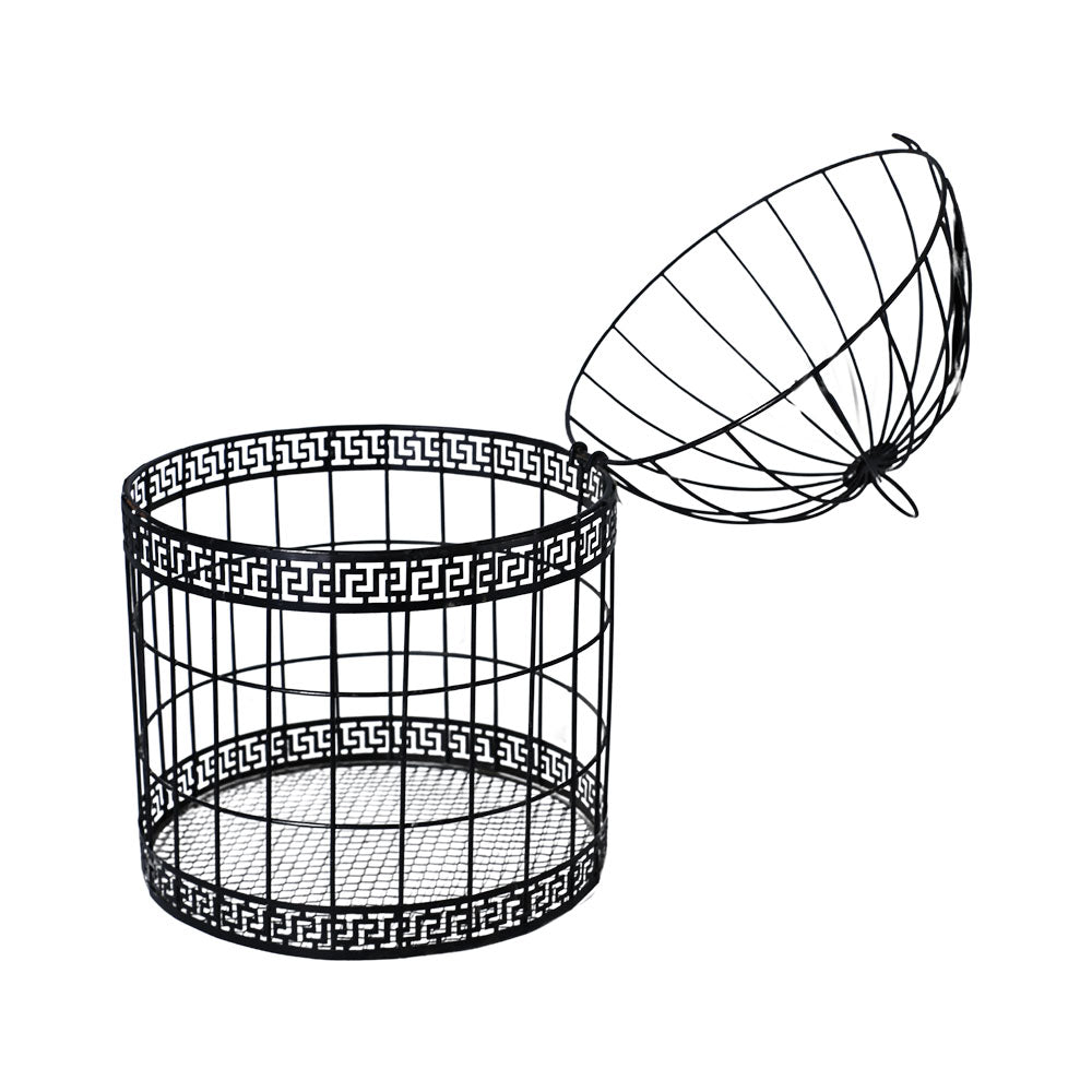 Bird Cage 3pcs Set Black