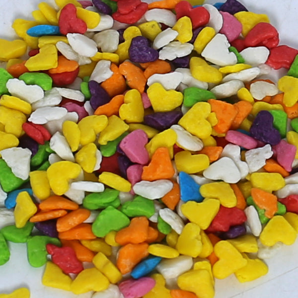 MR Bake Confetti Heart Mix Sprinkles (Multicolor) – 90g Jar