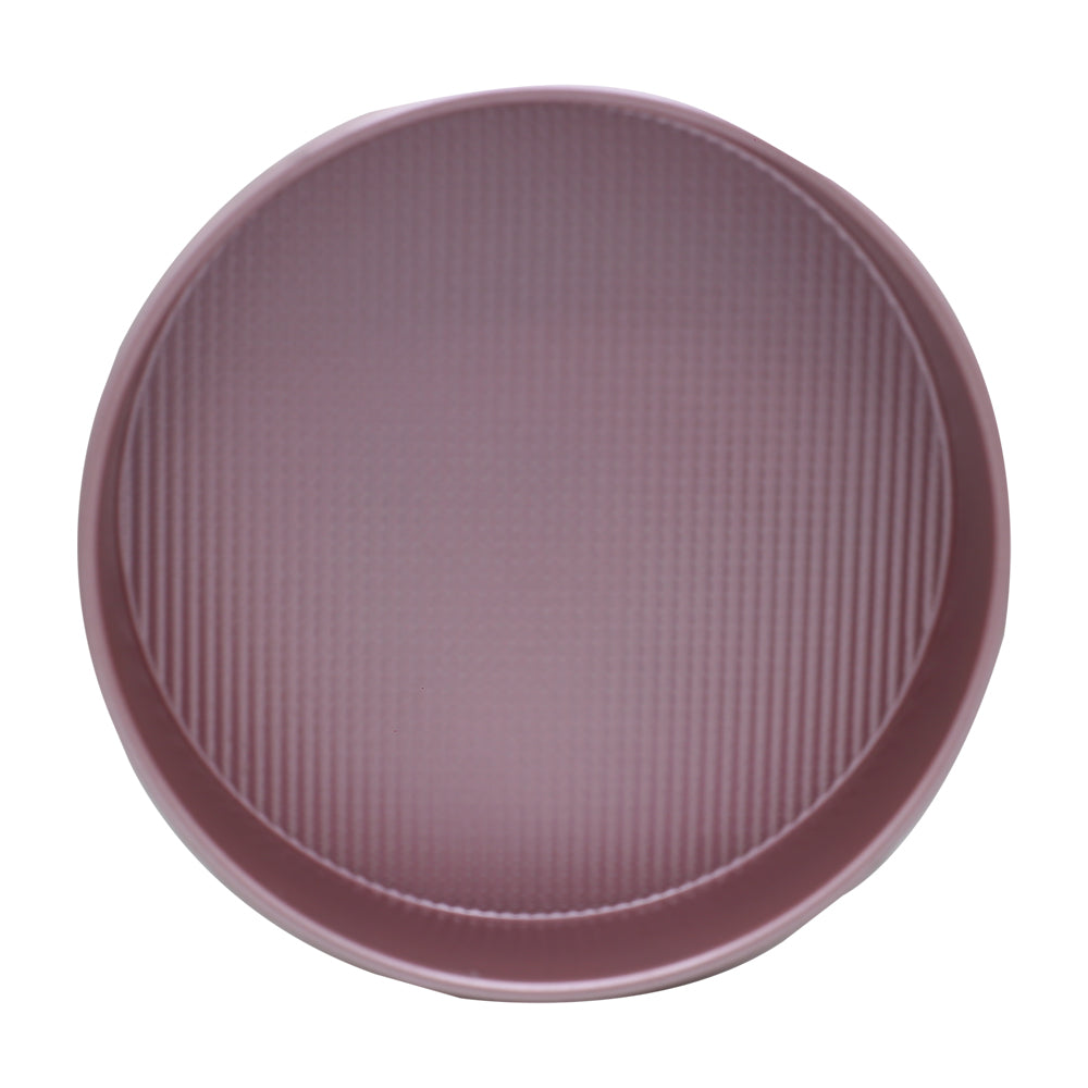 Non-Stick Round Cake Pan With Textured Bottom 8inch (Pink)