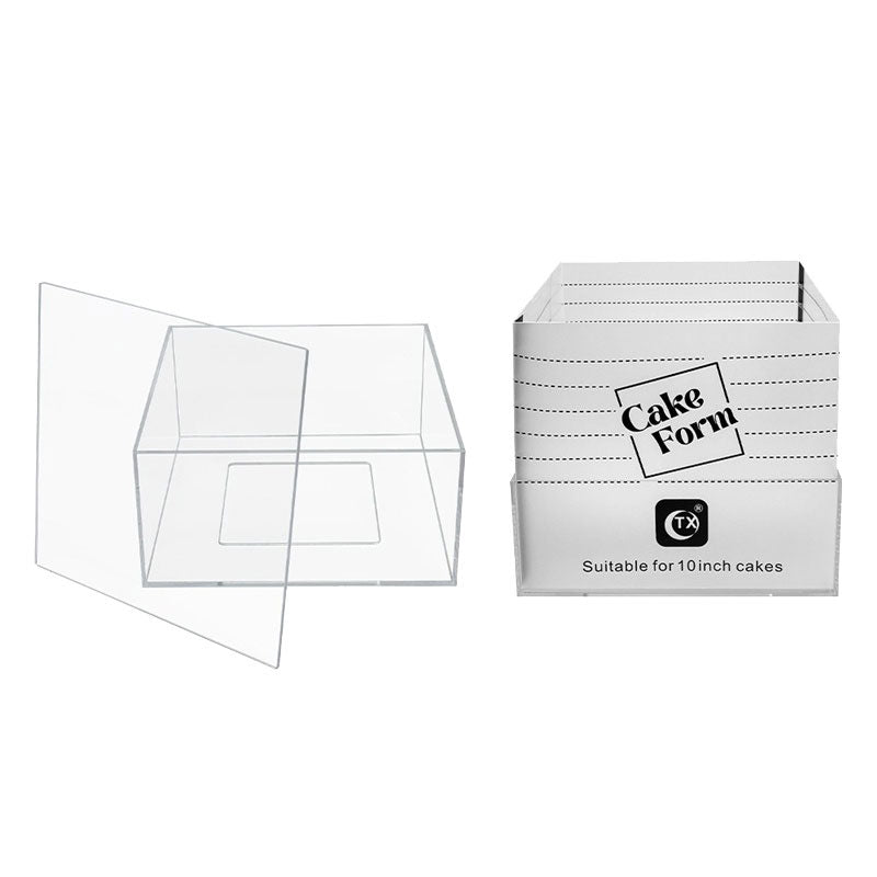 Acrylic Square Cakeform 3Pcs Set