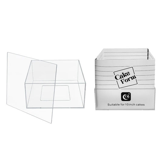 Acrylic Square Cakeform 3Pcs Set