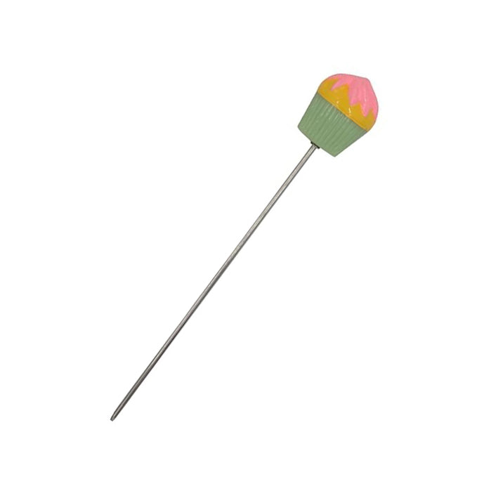 Icecream Cup Design Cake Tester Stainless Steel With Plastic Handle