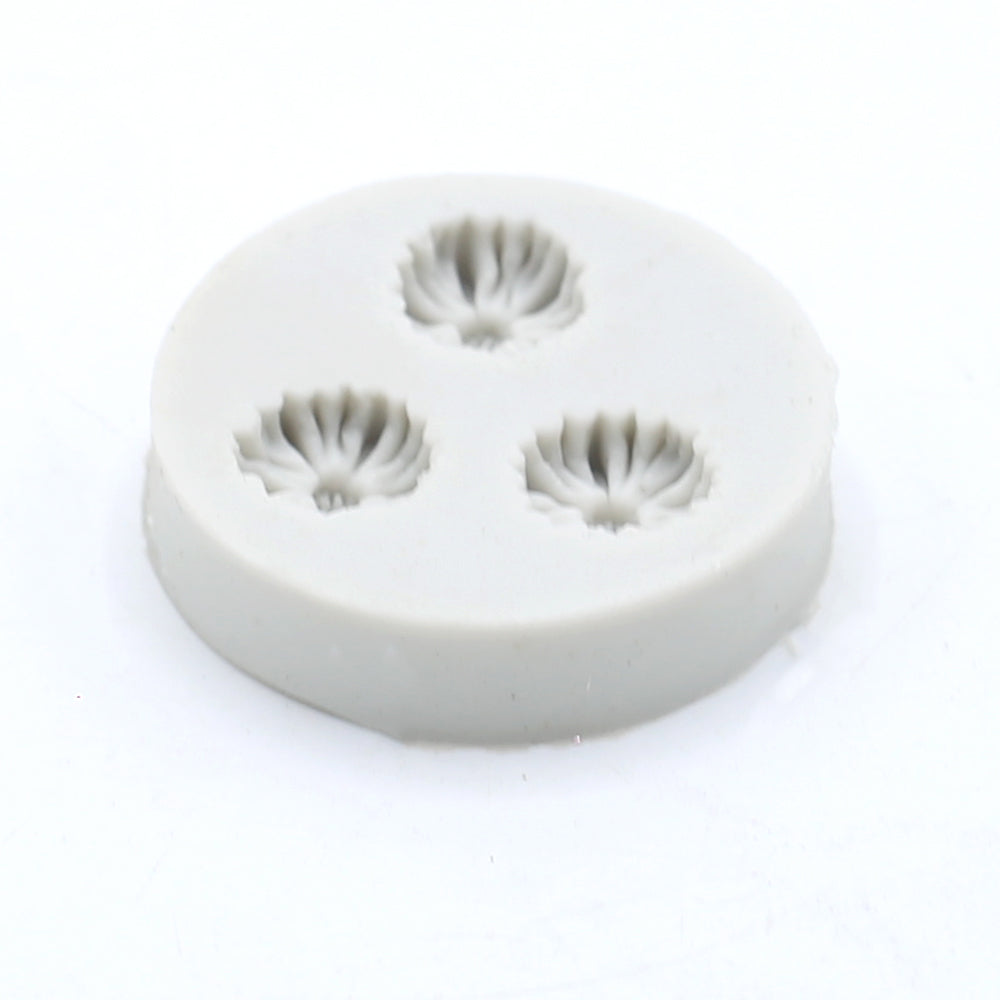 Mini Sunflowers Silicone Fondant Mold 3 Cavity