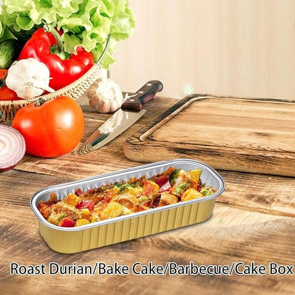 Disposable Aluminum Foil Loaf 5Pcs Set 16.5cm