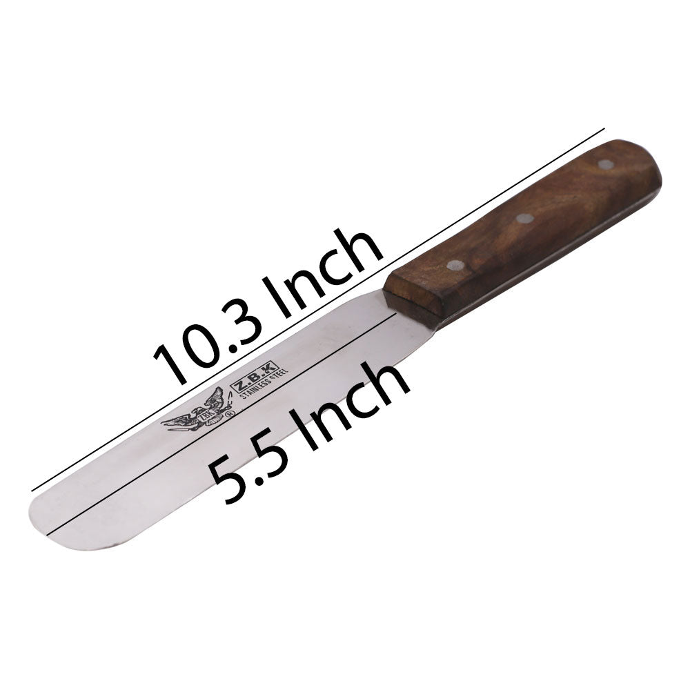 Z.B.K Stainless Steel Cake Palette Knife With Wooden Handle 10.3 Inch