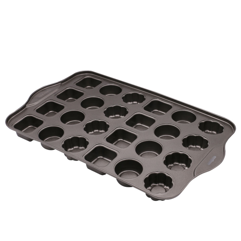 3 Shapes Muffin Cupcake Tray Non Stick 24 Cavity