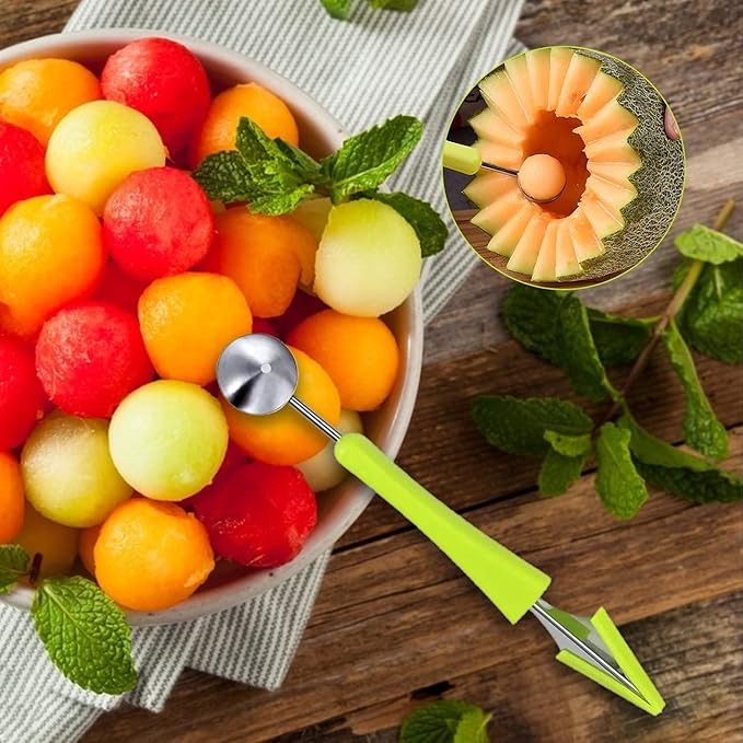 Stainless Steel Dig Fruit kit 3Pcs Set