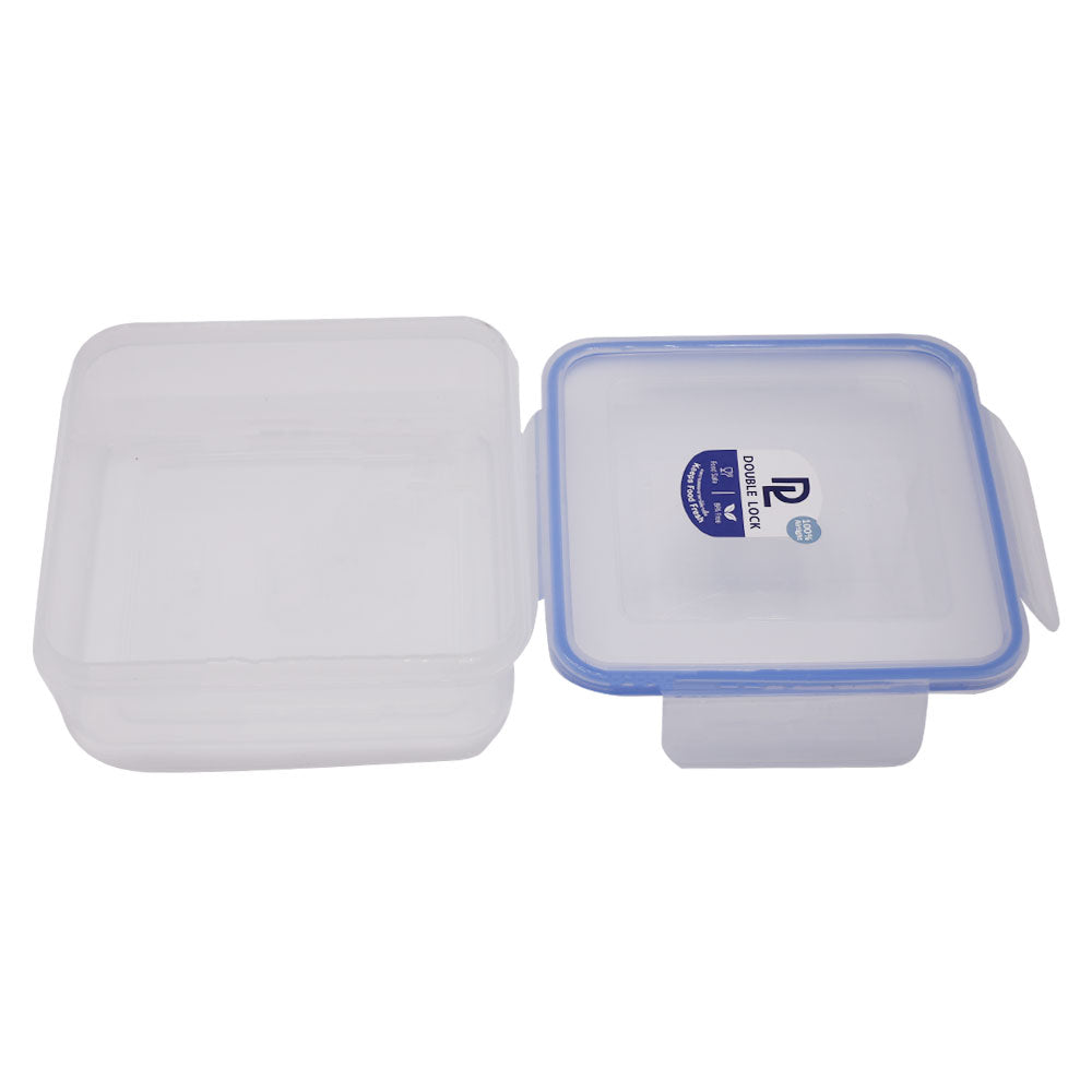 DL Airtight Plastic Square Storage Box 550ml