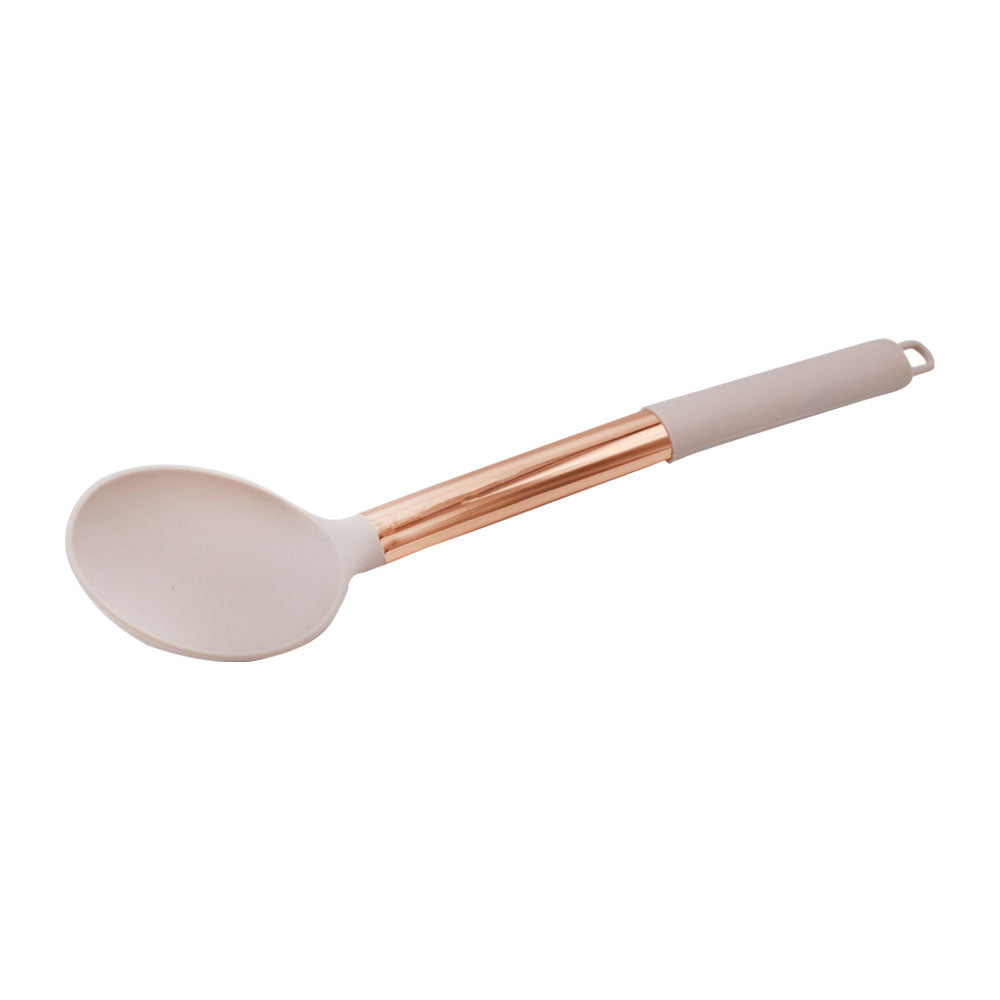 SHENGAYA Oval Shape Spatula Turner With Copper Handle