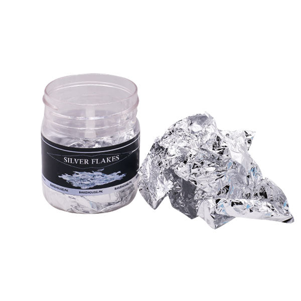 Bake House Edible Silver Flakes 20gm