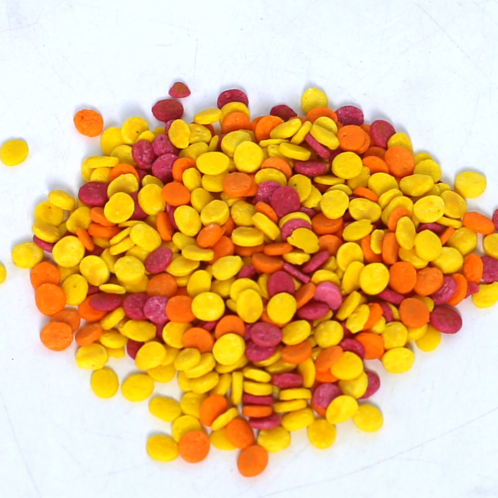 MR Bake Confetti Round Mix Sprinkles (Yellow,Orange,Pink) – 90g Jar