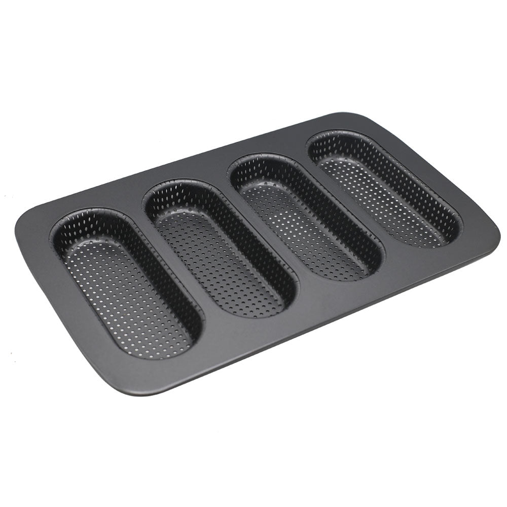 4 Cavity Baguette Or Hot Dog Tray