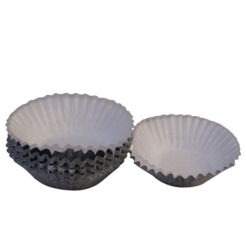 Silver 108 Pcs Aluminium Foil Baking Cupcake Muffin Liners, Wrappers
