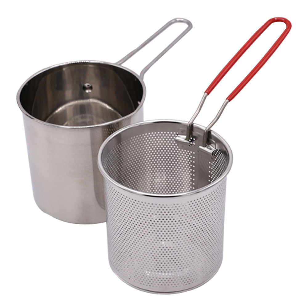 Stainless Steel Deep Fryer Pot With Basket